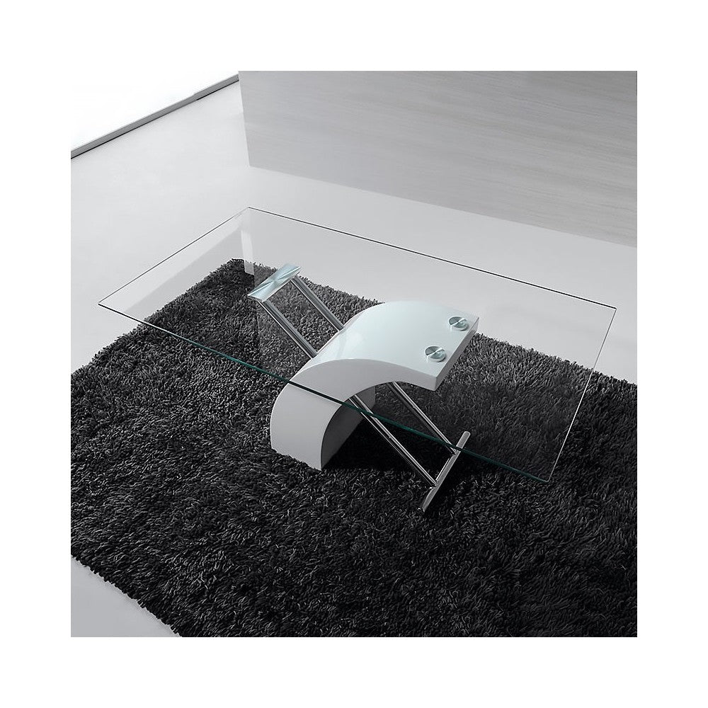 MESA DE CENTRO ECC - CRISTAL TRANSPARENTE