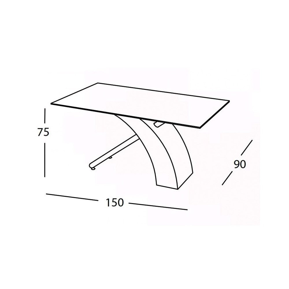 MESA ECC - CRISTAL TRANSPARENTE