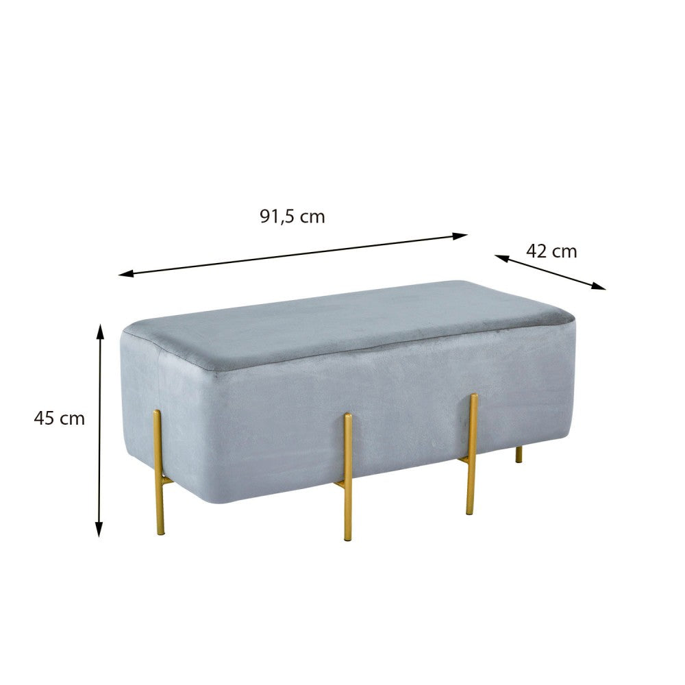 PUFF NUB RECTANGULAR GRIS