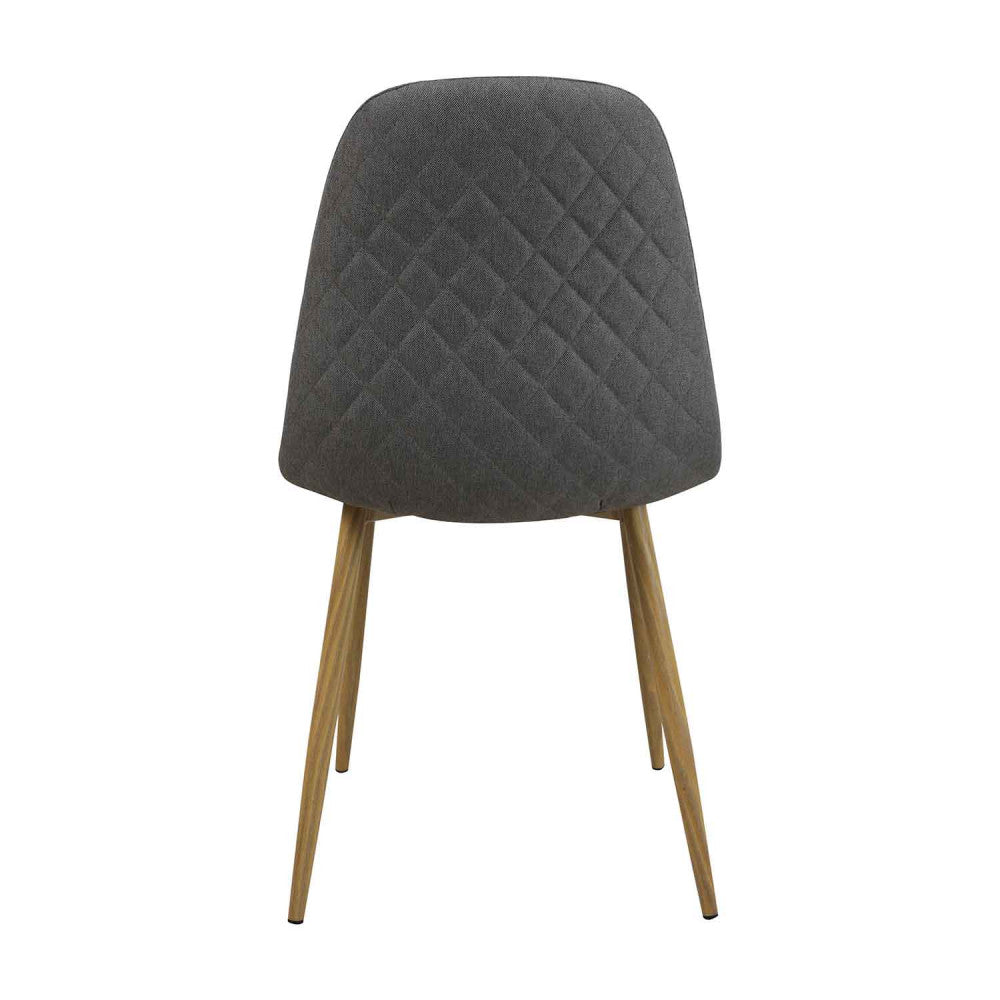 SILLA FRID GRIS COFFEE PATA NATURAL