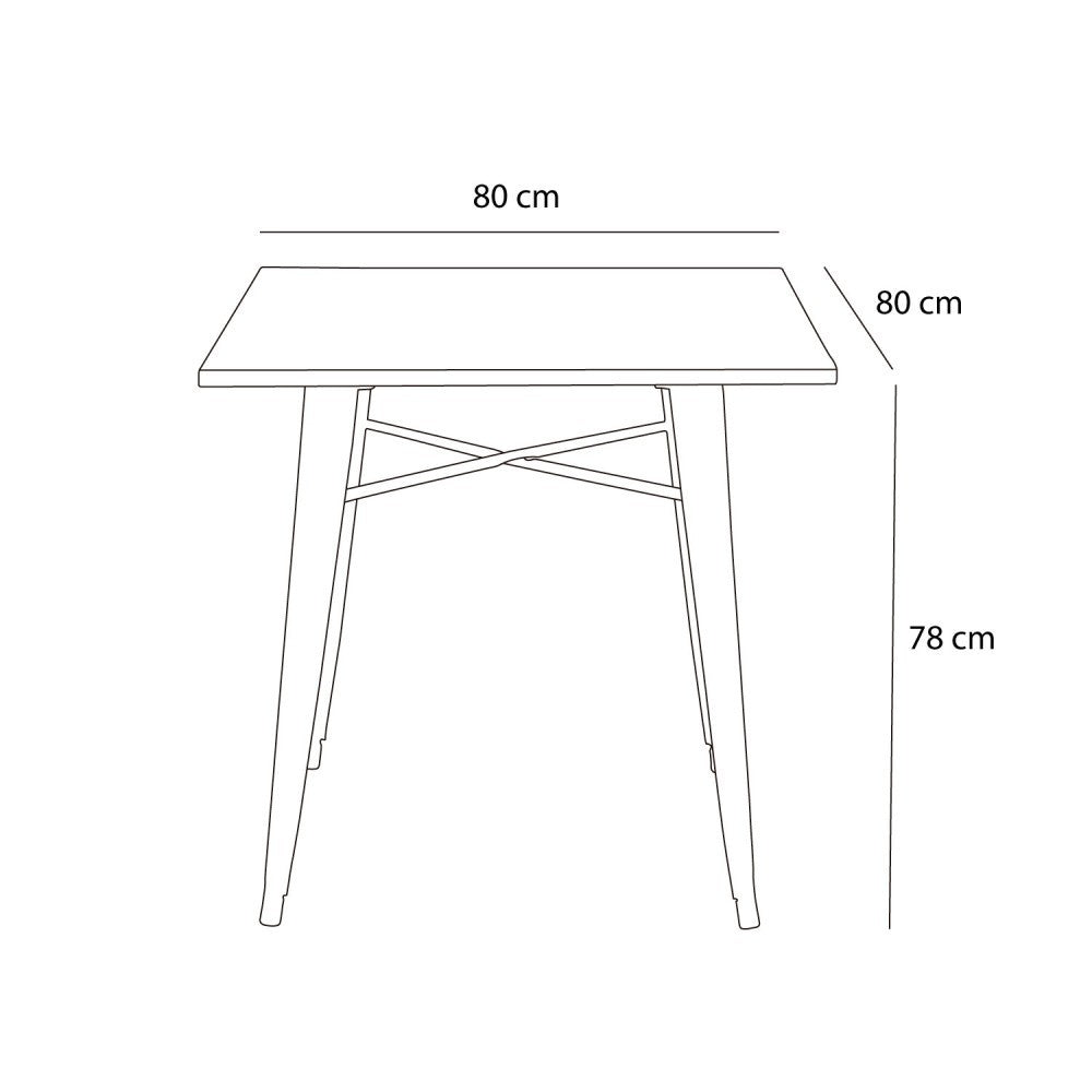 MESA VOL MADERA 80x80