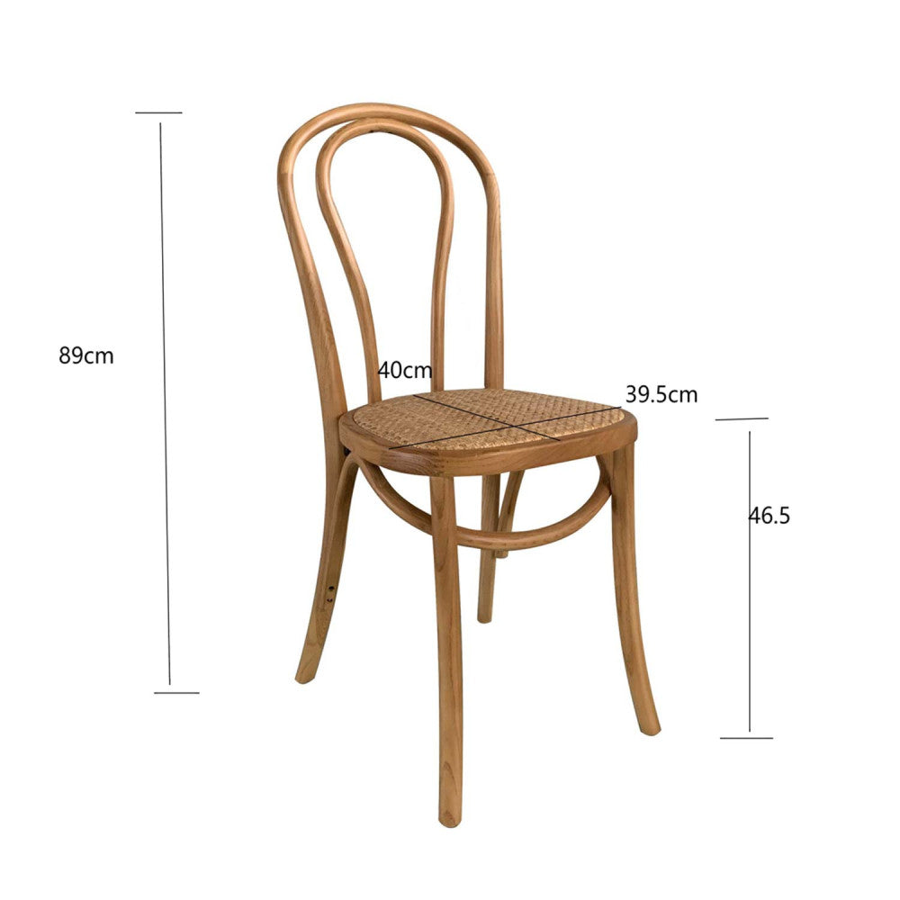 SILLA AITAN NATURAL ASIENTO RATTAN