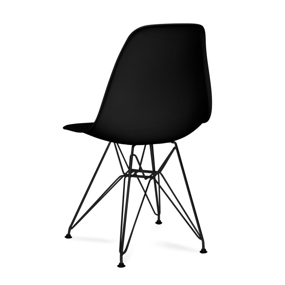 SILLA DALMA NEGRA ASIENTO NEGRO