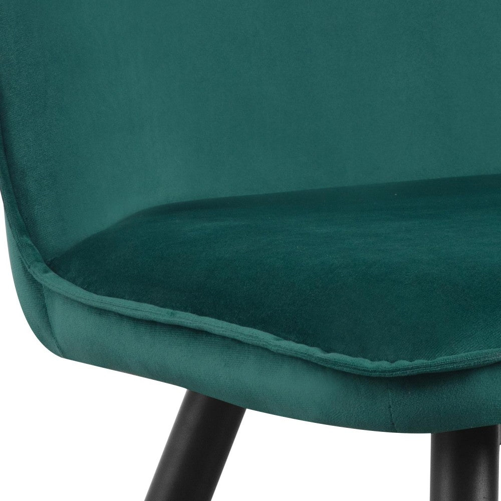 SILLA VEL TERCIOPELO VERDE