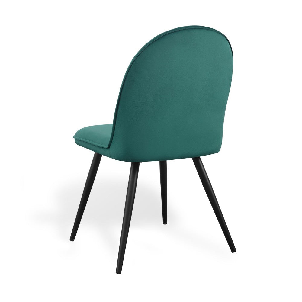 SILLA VEL TERCIOPELO VERDE