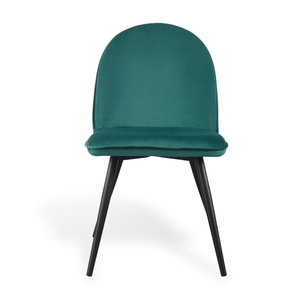 SILLA VEL TERCIOPELO VERDE