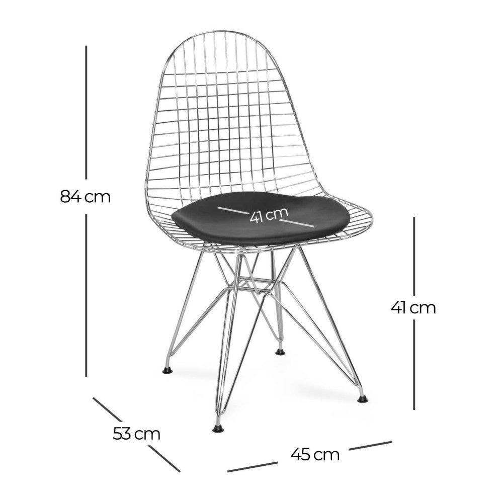 SILLA WIR ORO - BLANCA